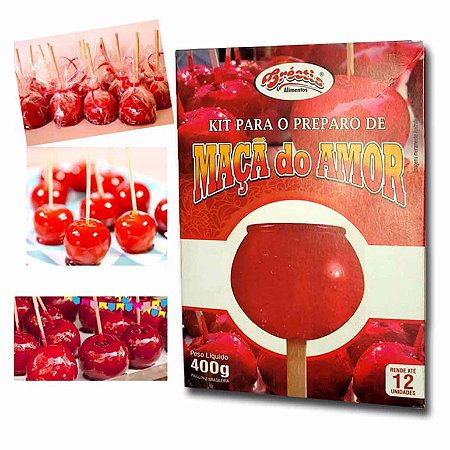 Kit para Preparo de Maçã do Amor Créctis 400g