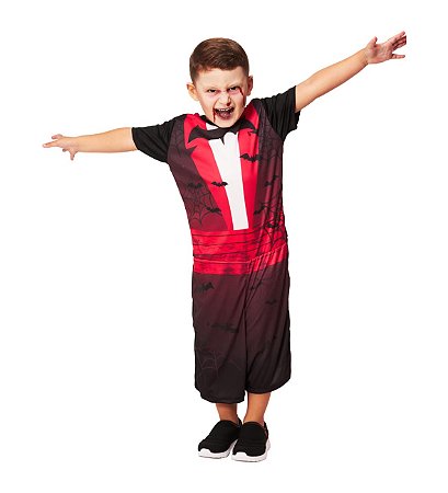 Fantasia Vampirinho Infantil Tam.G - Fantasia Super