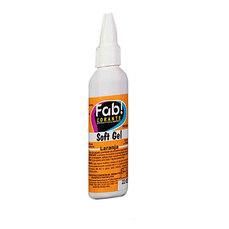 Corante Alimentício Soft Gel Laranja 25g - Fab!