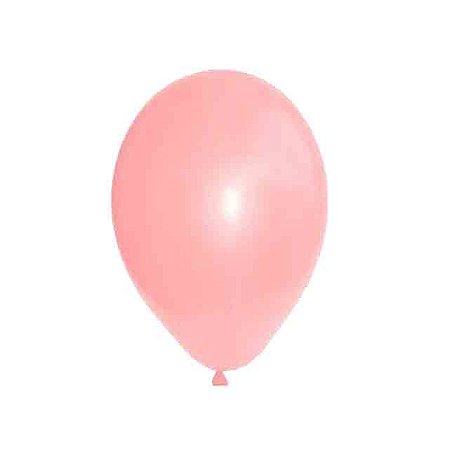 Balão Bexiga Pérola Nº9 c/ 25 Un. Cor Rosa Candy - Pic Pic