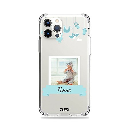 Capinha personalizada com foto baby boy