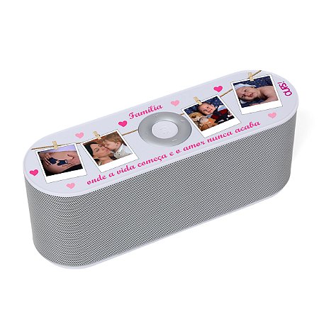 2015 - Caixa de Som Multimídia Personalizada Família