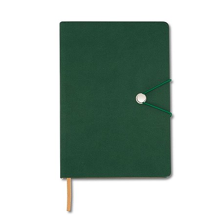 18519 - Caderneta Tipo Moleskine com Fecho