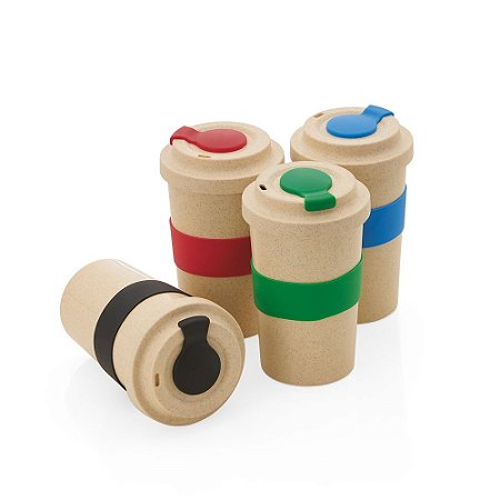 14327 - Copo Fibra de Bambu 450ml