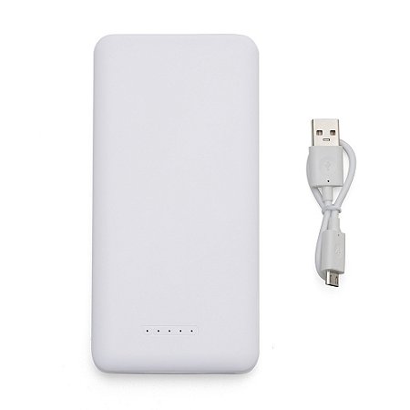 4051 - Power Bank 10.000mAh com Carregamento via Indução ou via Cabo