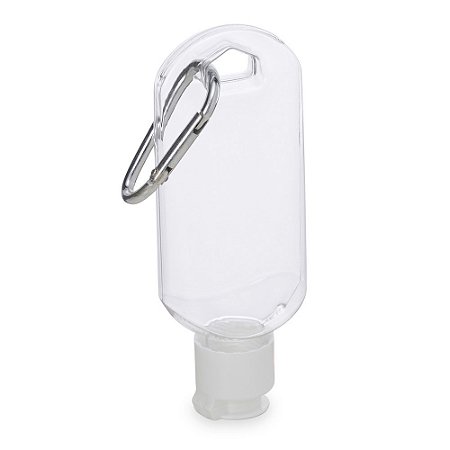 18635 - Frasco Plástico 55ml com Mosquetão