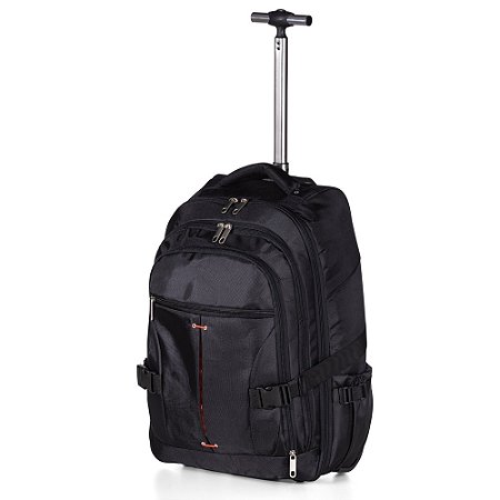 02098 - Mochila Nylon com Rodinhas