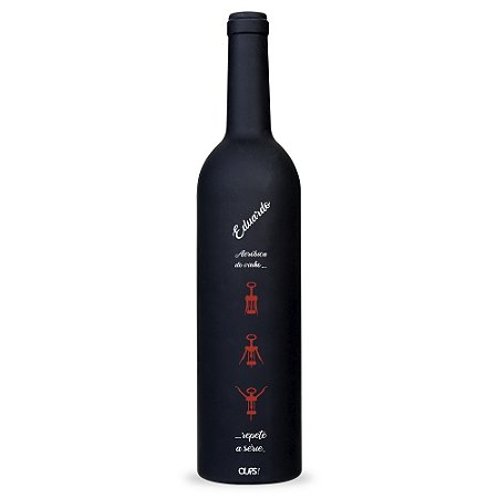 11870 - Kit Vinho  Personalizado com Nome Aeróbico
