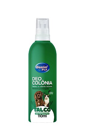 Deo Colônia p/ Cães e Gatos Talco 110ml