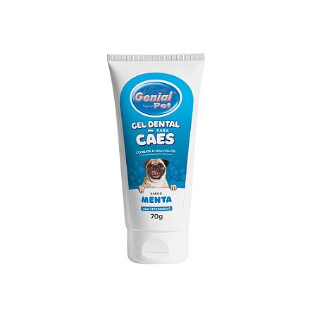 Gel Dental p/ Cães e Gatos Menta 70g