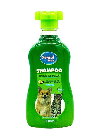 Shampoo p/ Cães e Gatos Todos os Pelos Pera e Cupuaçu 500ml