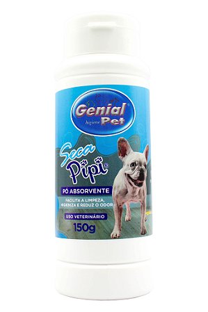 Seca Pipi Pó Absorvente p/ Cães 150g