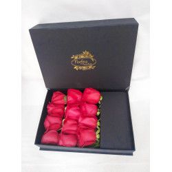 Caixa Florfina com 12 rosas