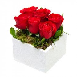 Quadradinho de rosas
