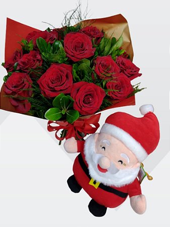 Buque Natalino com papai noel