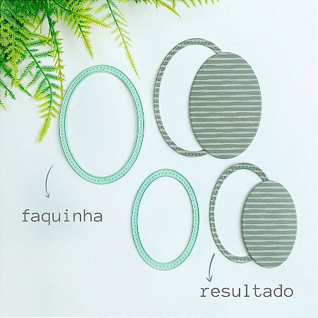 Faca de Corte Oval - Juju Scrapbook