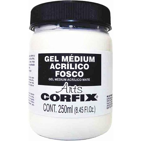 Gel Medium acrilico Fosco - 250ml - Corfix