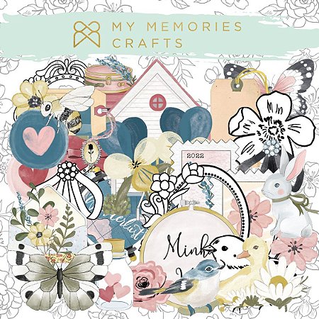 Colecao Minha Vida - Die Cuts - My Memories Crafts