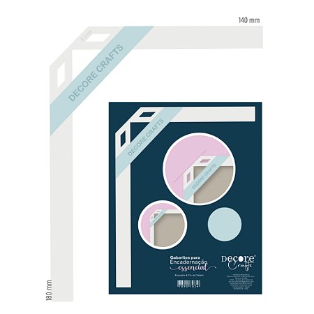Esqueadro & Fio de Cabelo - MENTA - Decore Crafts