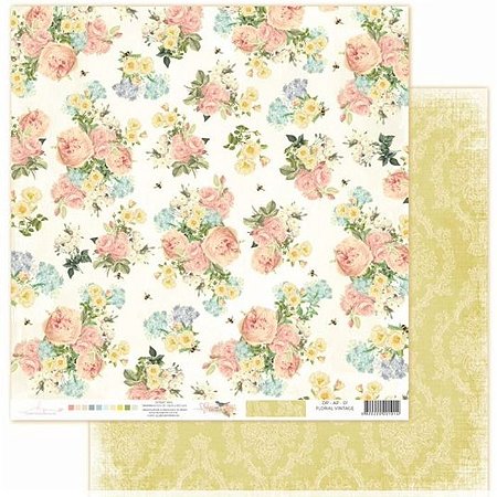 Coleção Amor purinho - Folha Floral Vintage - Dany Peres