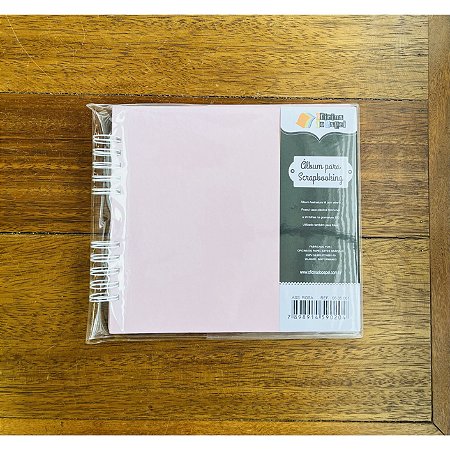 Album Assinatura c/ Wire-o - Rosa - Oficina do Papel