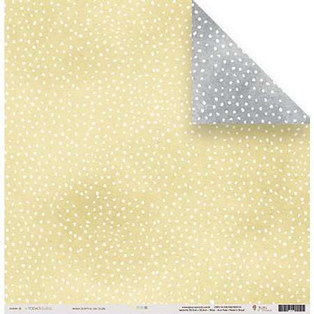Colecao Toda Basica - Papel Bolinhas de Gude - Juju Scrapbook