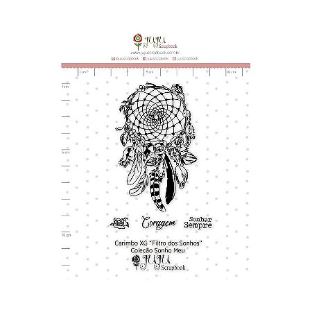 Colecao Sonho Meu - Carimbo XG Filtro dos Sonhos - Juju Scrapbook