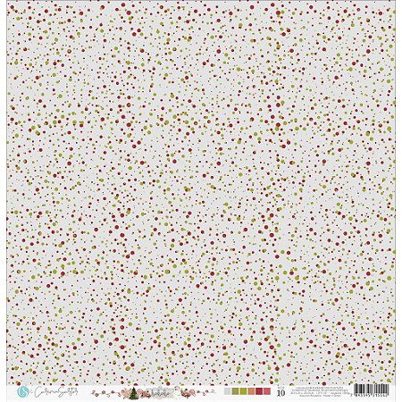 Colecao HOHOHO - Papel Vegetal bolinhas color + Branco HOH10 - Carina Sartor
