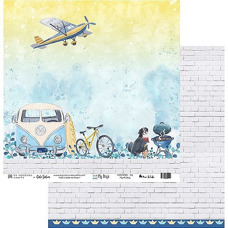 Coleção My Boys - Folha MMCMBO 06 - My Memories Crafts
