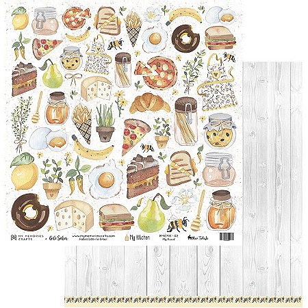 Coleção My Kitchen - Folha MMCMK 02 - My Memories Crafts