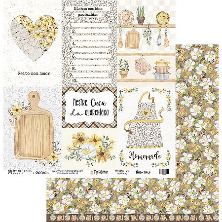 Coleção My Kitchen - Folha MMCMK 05 - My Memories Crafts