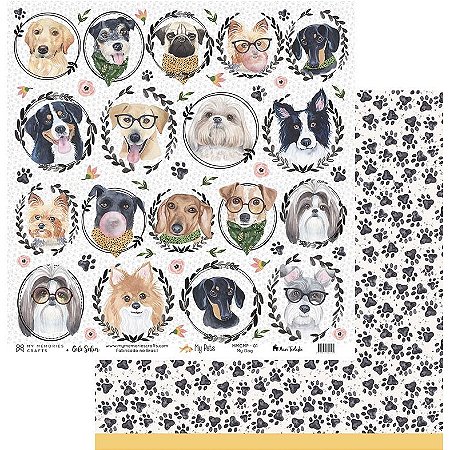 Coleção My Pets - Folha MMCMP 01 - My Memories Crafts