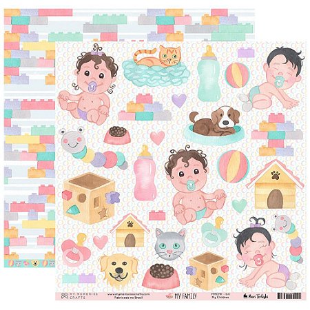 My Family I - Folha ATACMF-04 - My Memories Crafts