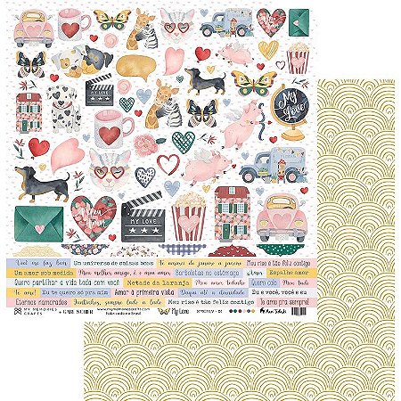 Coleção My Love - Folha 01 - My Memories Crafts