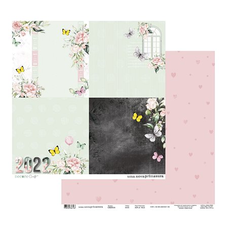 Coleção Uma Nova Primavera - Folha CENÁRIOS - Decore Crafts