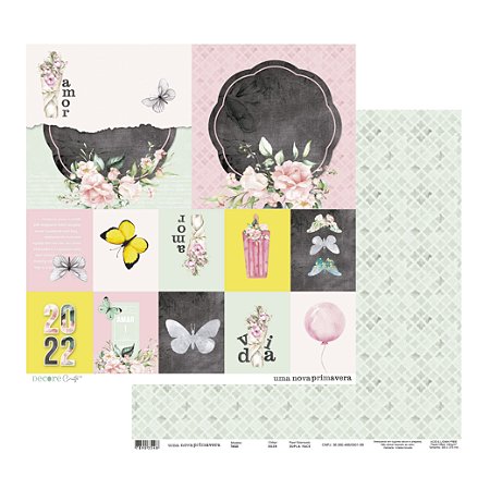 Coleção Uma Nova Primavera - Folha TAG - Decore Crafts