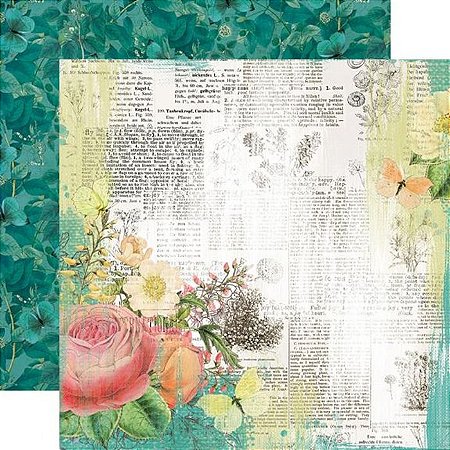 Coleção Simple Vintage Garden District  - Folha I Live Today - Simple Stories