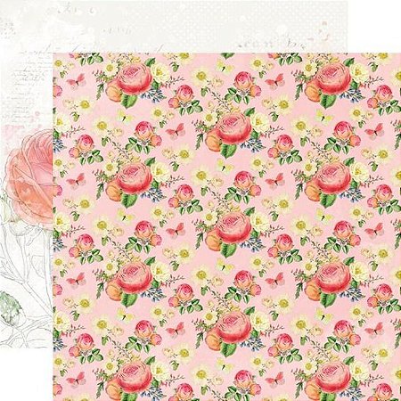 Coleção Simple Vintage Garden District  - Folha Choose Happy - Simple Stories