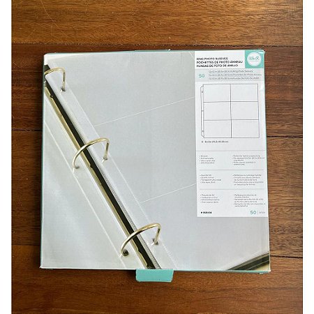 Refil Plástico - Photo Sleeves - 12 x 12 - 6 Divisórias - We R