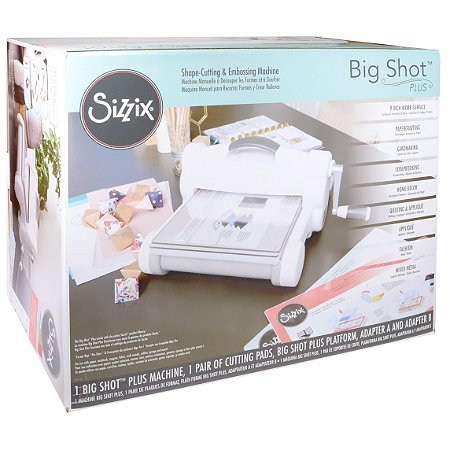 Big Shot Plus Machine Only White & Gray (US Version) - Sizzix