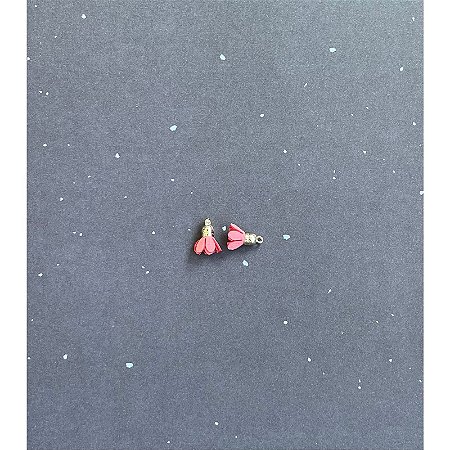 Mini Flores (pingente) - Rosa