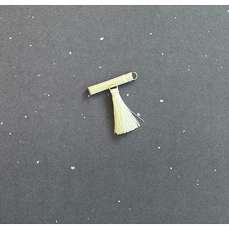Tassel de Seda - 3cm - Branco