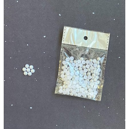 Meia Pérola Branca 6mm - 10gr