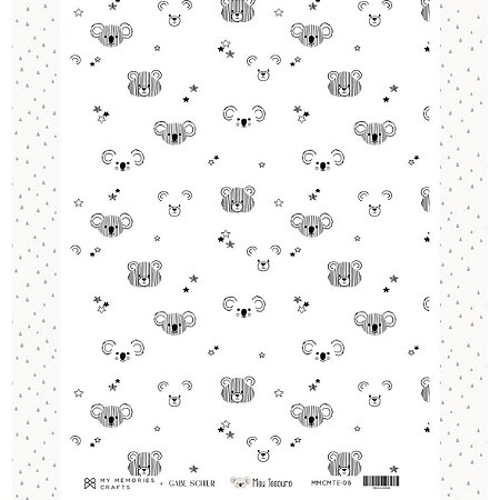 Colecao Meu Tesouro - Papel Vegetal A4 - My Memories Crafts