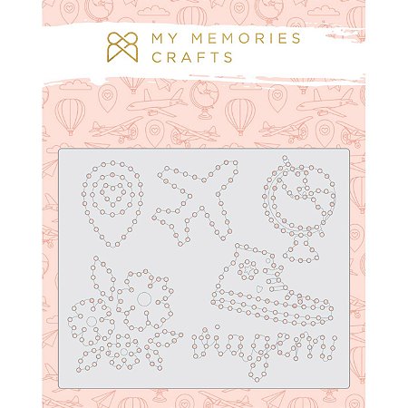 Colecao Meus Destinos - Régua de Costura - MMCMD-09 - My Memories Crafts