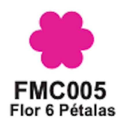 Furador Mini 3/8" - Flor 6 pétalas - Chaveiro - A&M