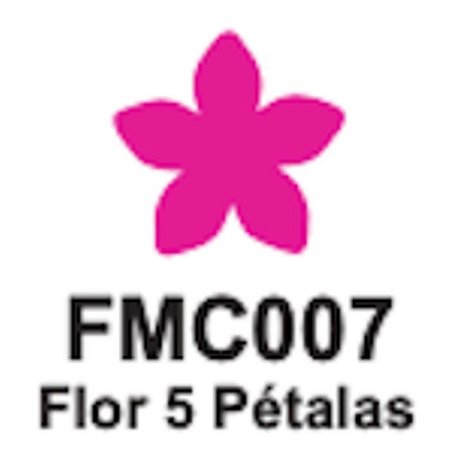 Furador Mini 3/8" - Flor 5 pétalas - Chaveiro - A&M