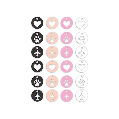 Colecao MAMYS - Acrilico SET Mini Charms (24pçs) - Carina Sartor