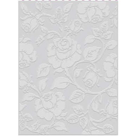 Placa de Emboss Background Rosas - A6 106X150mm - A&M