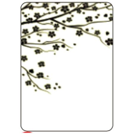 Placa de Emboss Galhos e Flores - A6 106X150mm - A&M